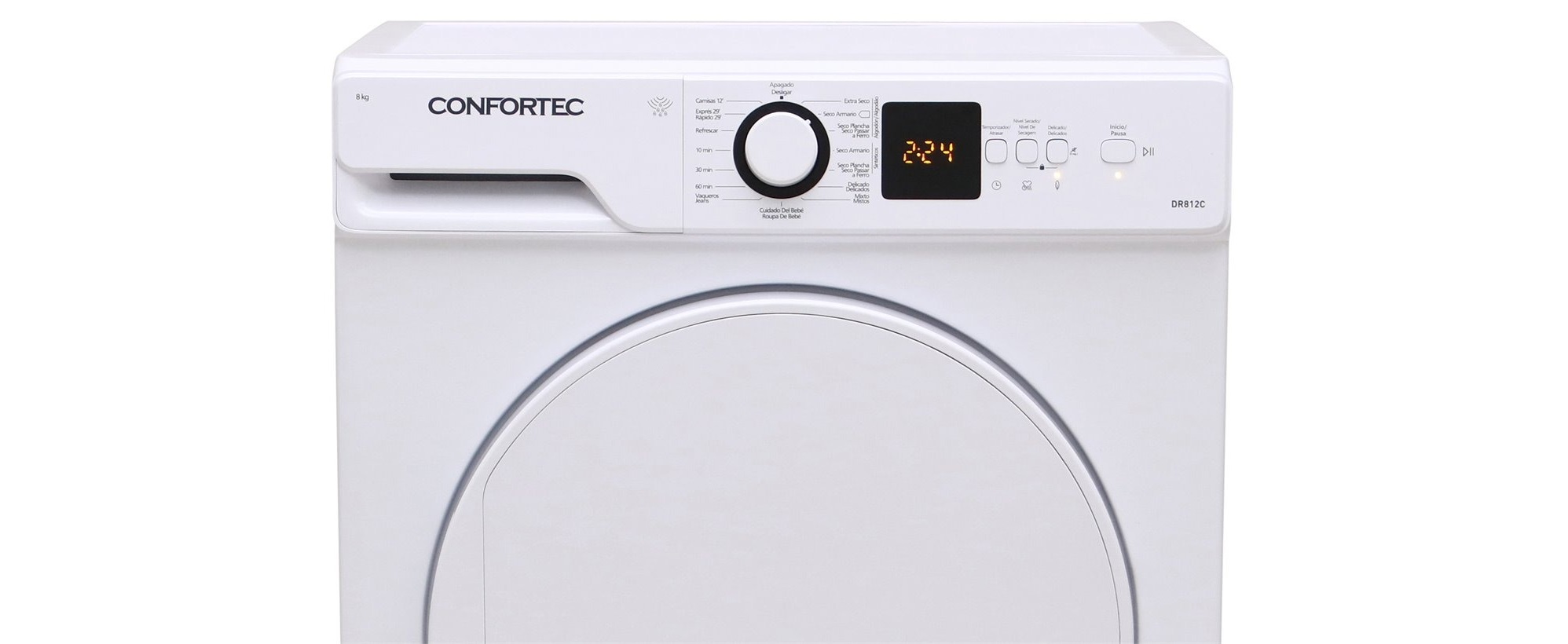 Máquina de secar roupa CONFORTEC DR812C 8kg condensação (1)