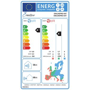 Ar condicionado PRO Wifi 24.000 BTU Emelson
