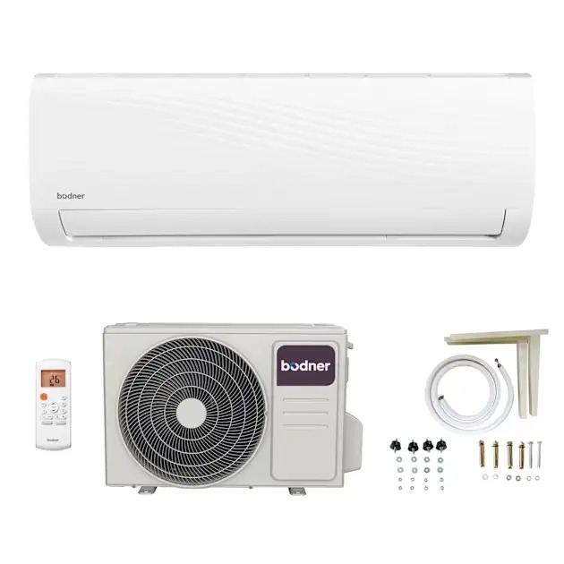 Ar condicionado Yani 12.000 BTU + kit de instalação Bodner (2) Ar condicionado Yani 12.000 BTU + kit de instalação Bodner