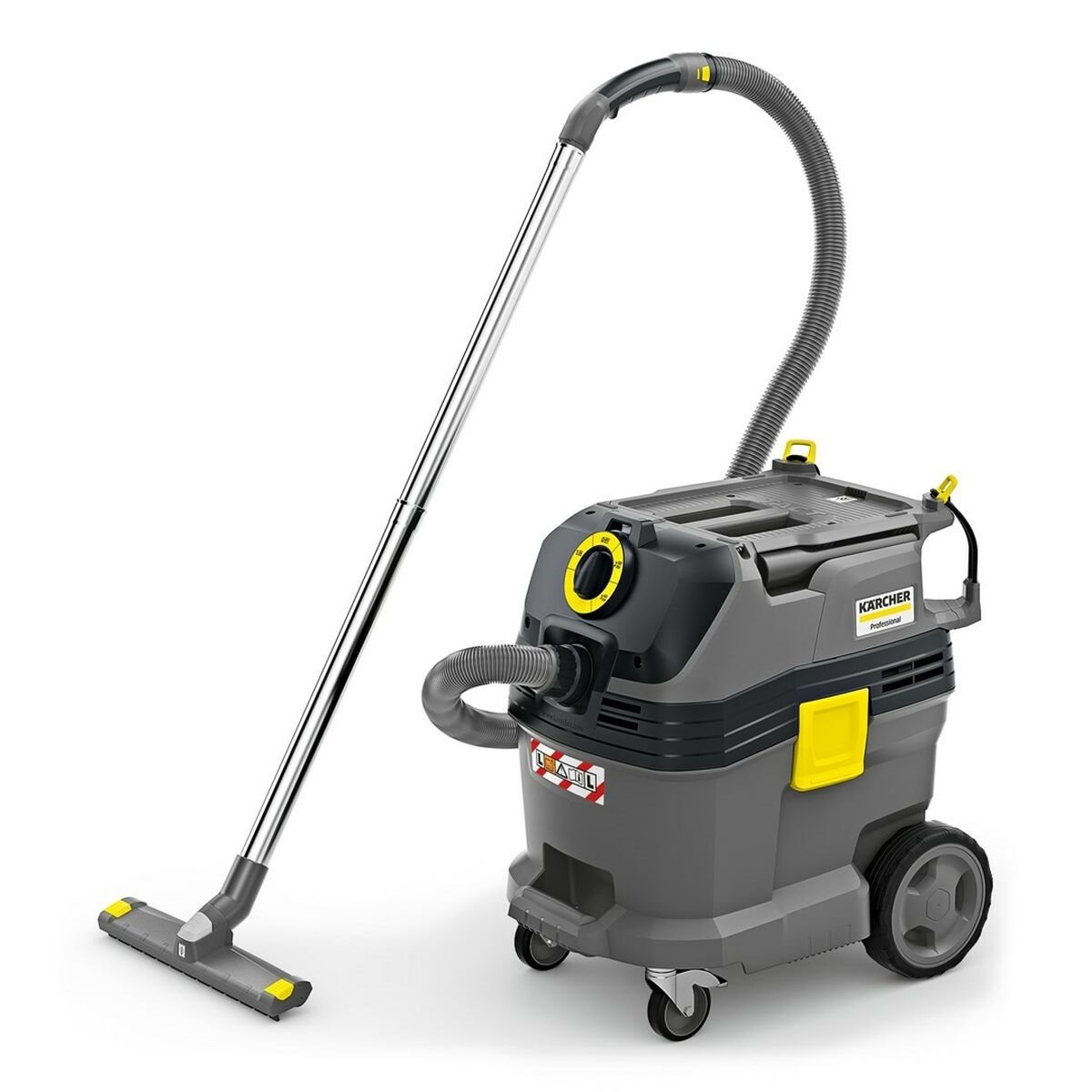 Aspirador Kärcher NT 301 Tact Amarelo Preto Cinzento 1380 W (1)