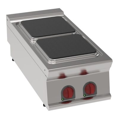 EURAST - Fogão elétrico 2 placas redondas - 400x900x280 mm - 8000 W 400/3V - 34100613