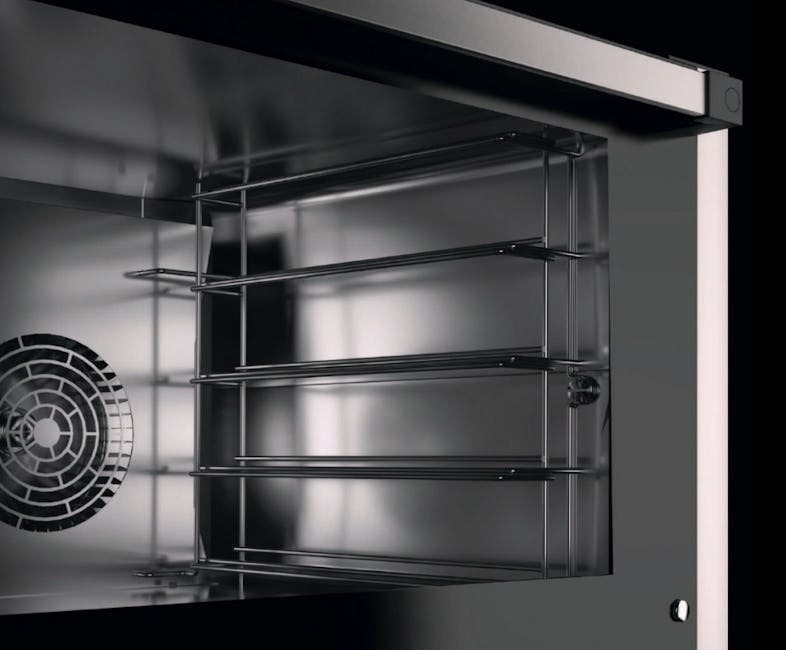 EURAST - Forno de convecção elétrico 3 GN 12 ou tabuleiros 340x240 - 500x560x460 mm - 2500 W 2301V - 41025017 (1)