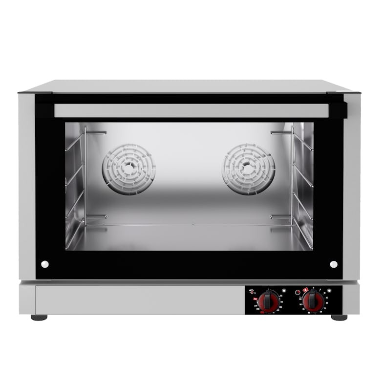 EURAST - Forno de convecção elétrico 4 GN 11 ou tabuleiros 600x400 - 760x760x560 mm - 3800 W 2301V - 41645017