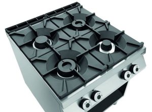 Fogão a gás 4 bicos 24,5 kw - base aberta - Bartscher. Bartscher (3)