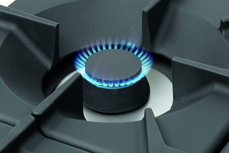 Fogão a gás de 6 bicos - forno a gás 21 GN e armário neutro - Bartscher. Bartscher (7)