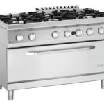 Fogão a gás de 6 queimadores com forno a gás 13,5 kW – Bartscher Bartscher