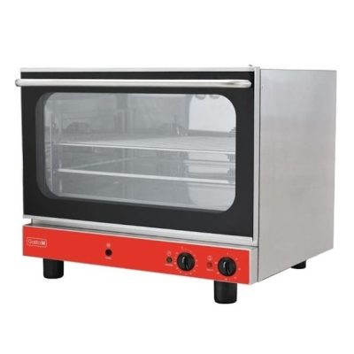 Forno de ar quente 4 Pisos (EN600x400) Elétrico 50°C300°C 3,3kW (230V) Humidificação (manual) 724x730x598(h)mm.
