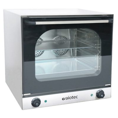 Forno de convecção profissional, aço inoxidável, 4 níveis, prateleiras 454 x 357 mm, gama de temp.: 50-300°C, 2,67 kW, 10590 Vaiotec