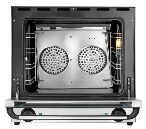 Forno de convecção profissional, aço inoxidável, 4 níveis, prateleiras 454 x 357 mm, gama de temp. 50-300°C, 2,67 kW, 10590 Vaiotec (5)