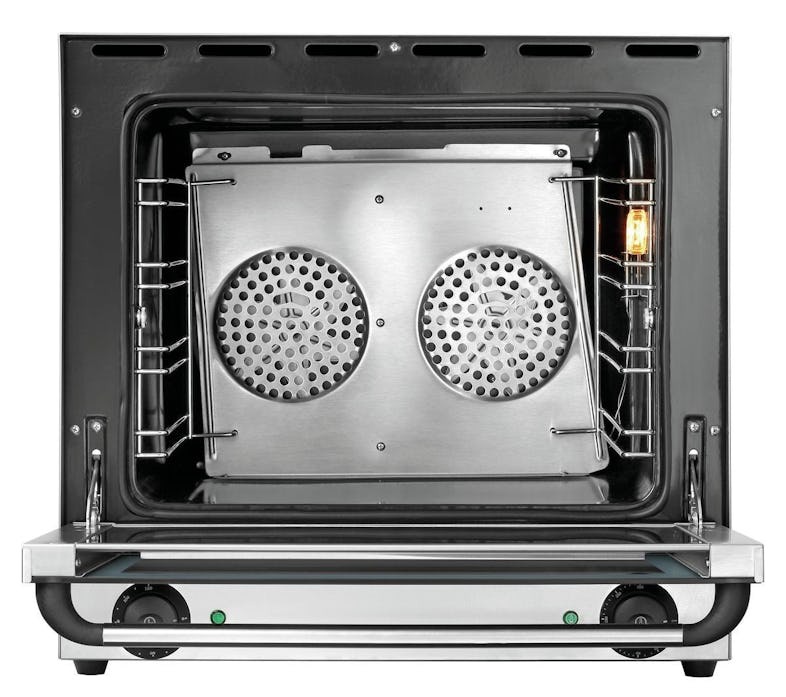 Forno de convecção profissional, aço inoxidável, 4 níveis, prateleiras 454 x 357 mm, gama de temp. 50-300°C, 2,67 kW, 10590 Vaiotec (5)