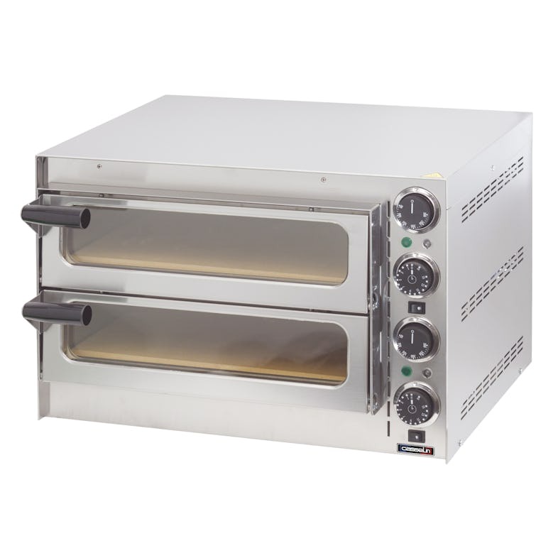 Forno de pizza com 2 câmaras CFRP2 Casselin Forno de pizza com 2 câmaras CFRP2 Casselin