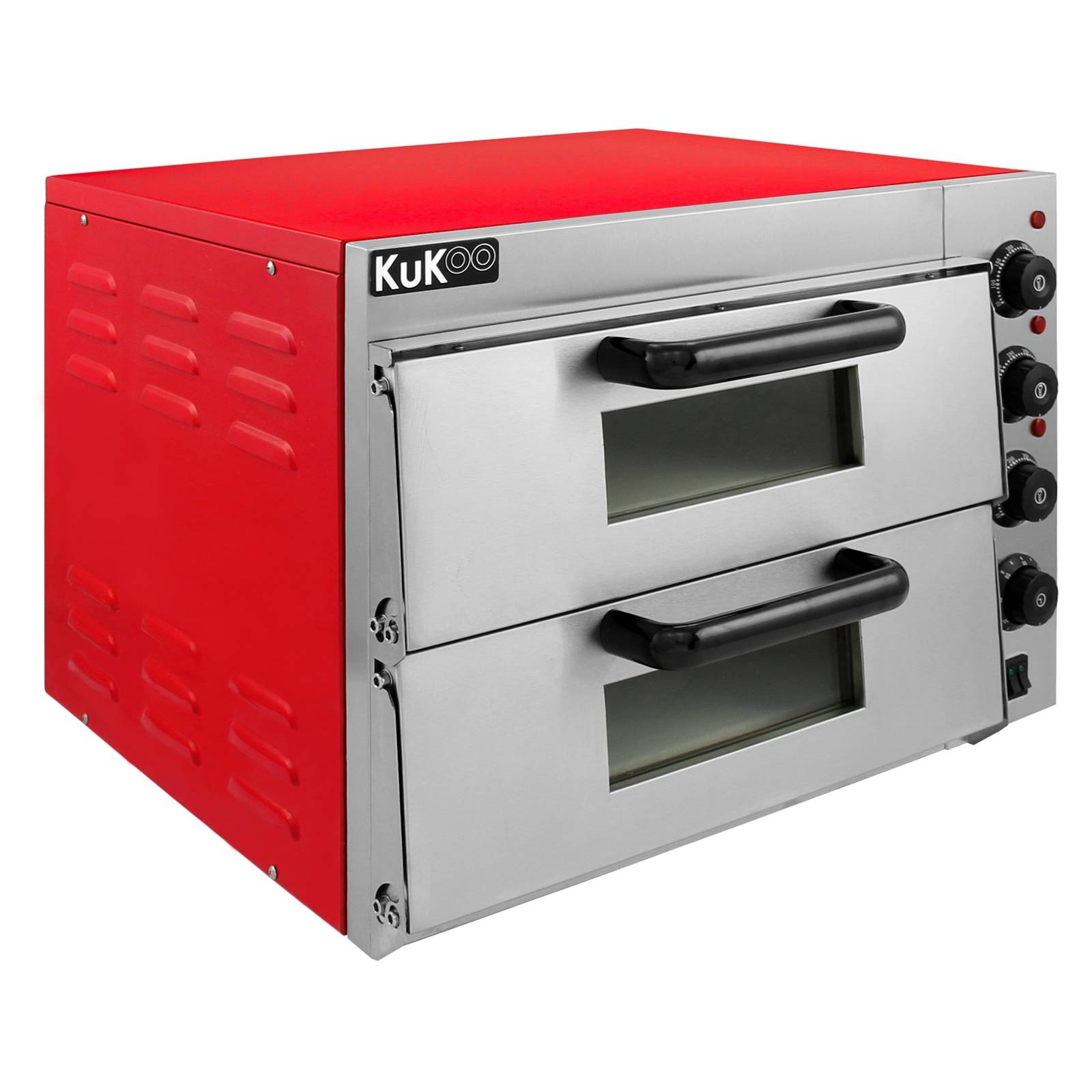Forno elétrico de aço inoxidável kukoo com dupla câmara (2)