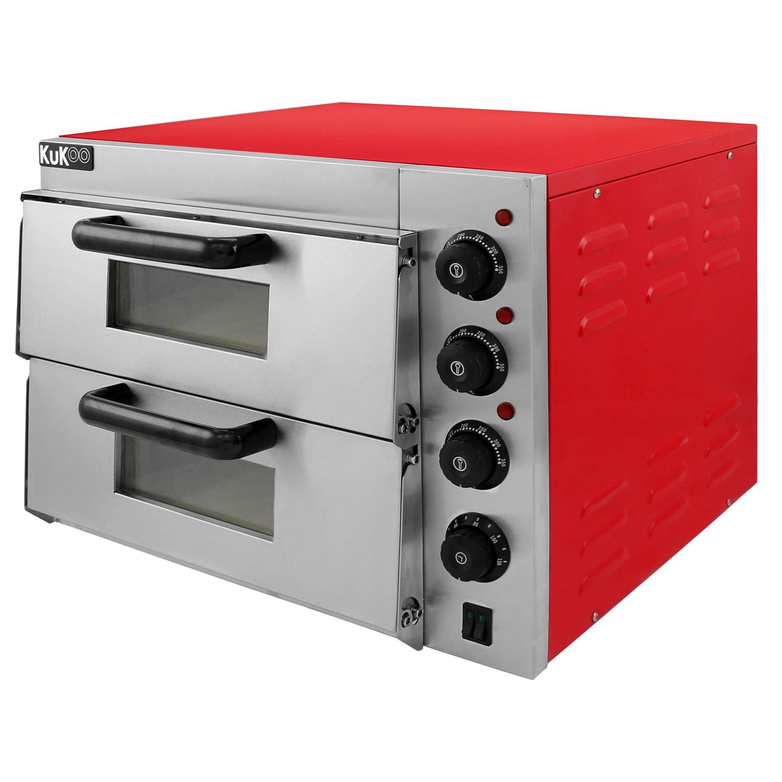 Forno elétrico de aço inoxidável kukoo com dupla câmara (3)
