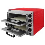 Forno elétrico de aço inoxidável kukoo com dupla câmara