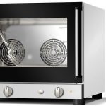 Forno elétrico profissional para pão com 4 tabuleiros 600×400 mm para restauração. Forno de pão industrial para padaria e pastelaria.