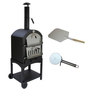 Forno multifuncional para pizza com pá (3)
