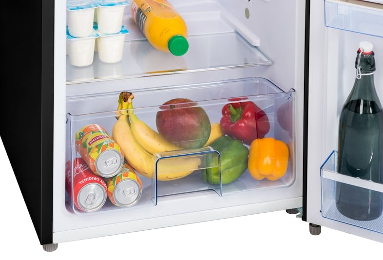 Frigorífico com congelador Frigelux RFDP246RNA++ Retro 246L Preto Black Classe E (3)