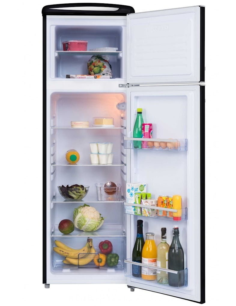 Frigorífico com congelador Frigelux RFDP246RNA++ Retro 246L Preto Black Classe E (7)