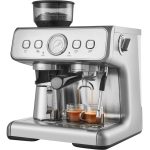Máquina De Café Expresso Com Moedor Succebuy, Cafeteira Semiautomática De 15 Barras