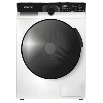 Máquina de lavar de carga frontal INFINITON WM-G124AWL, 12 kg, 1400 rpm, inversor, 14 programas, B, aço inoxidável