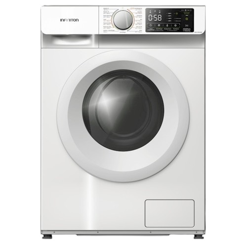 Máquina de lavar de carregamento frontal INFINITON WM-N94ABE, 9 kg, 1400 rpm, inversor, A, VAPOR CARE, 15 programas, branco