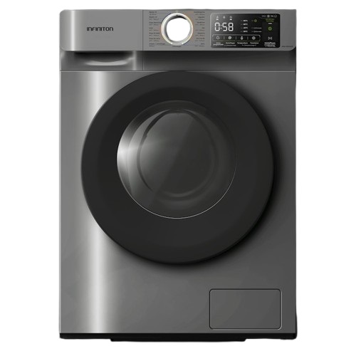 Máquina de lavar de carregamento frontal INFINITON WM-N94ADK, 9 kg, 1400 rpm, inversor, A, VAPOR CARE, 15 programas, Dark Inox