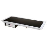 Placa de vitroçerâmica liso drop-in 3 gn 1/1 – 1100x610x200 mm – 1400 W 230/1V – 11033TPC Eurast