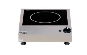Placa vitrocerâmica - 2,3 kW - L 340 x P 420 mm - Bartscher. Bartscher