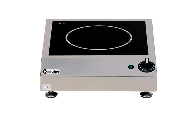 Placa vitrocerâmica - 2,3 kW - L 340 x P 420 mm - Bartscher. Bartscher