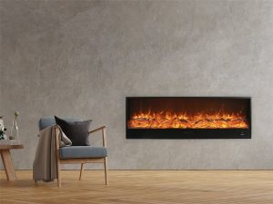 Sined Amiata Lareira Eléctrica Embutida Lareira Interior De 180 Cm De Comprimento Com (6)