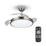 Ventilador de Teto com Luz Philips Atlas Nikel 450 lm 28 W