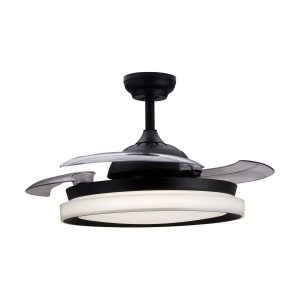 Ventilador de Teto com Luz Philips Atlas Preto 450 lm 28 W (1)
