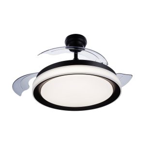 Ventilador de Teto com Luz Philips Atlas Preto 450 lm 28 W (3)