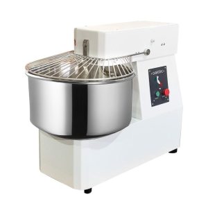 Amassadeira de espiral profissional com cabeça fixa, 40 litros 32 kg, 480 x 878 x 755 mm, 1 velocidade, 2,2 kW, 400 V, 10573 Vaiotec