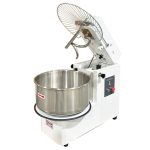 Amassadeira de espiral profissional com cabeça rebatível, 50 litros 42 kg, 535 x 935 x 772 mm, 1 velocidade, 2,2 kW, 400 V, 10575 Vaiotec