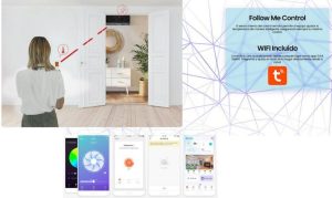 Aparelho de ar condicionado INFINITON SPTSE18A2, 18000 BTU, Wifi, bomba de calor, A++, branco (2)