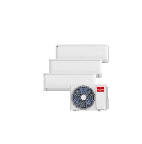 Ar Condicionado INFINITON Multi 3X1 MPTMF090909A2, 9000 + 9000 + 9000 BTU, Inversor, A++A+, Temporizador, Branco