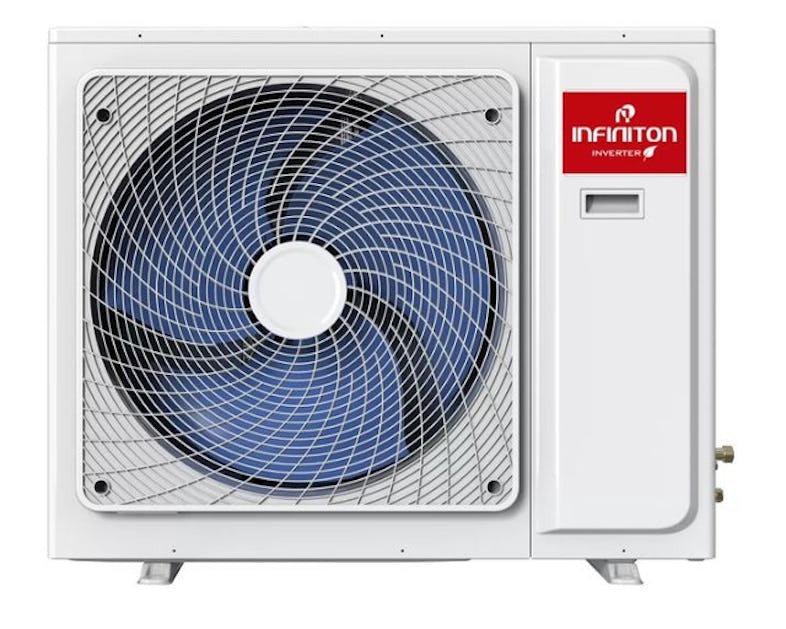 Ar condicionado de cassete INFINITON CSTCH12A2, 3470 frigorias, R32, Inverter, A++, Branco (2)