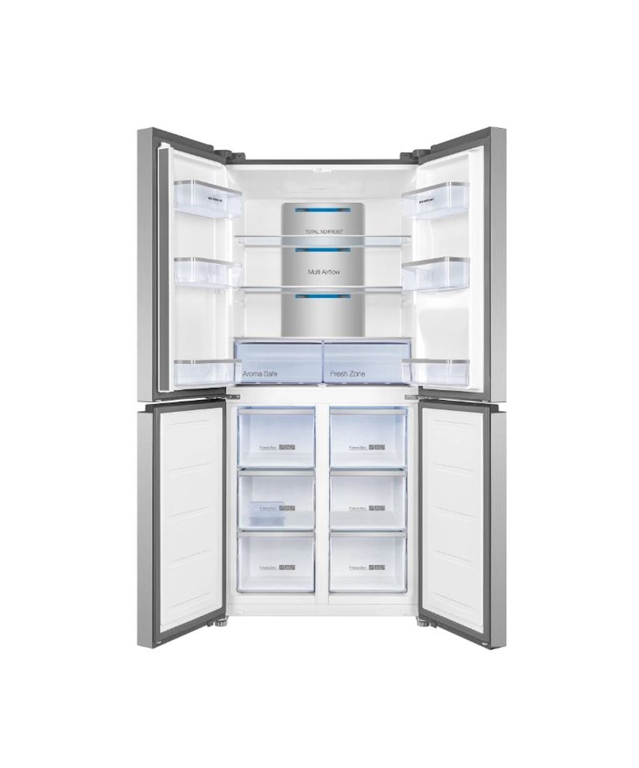 Frigorifico Americano INFINITON AMCB-460CD83WEN, 470 l, 185 cm, Total No Frost, E, Inox (2)
