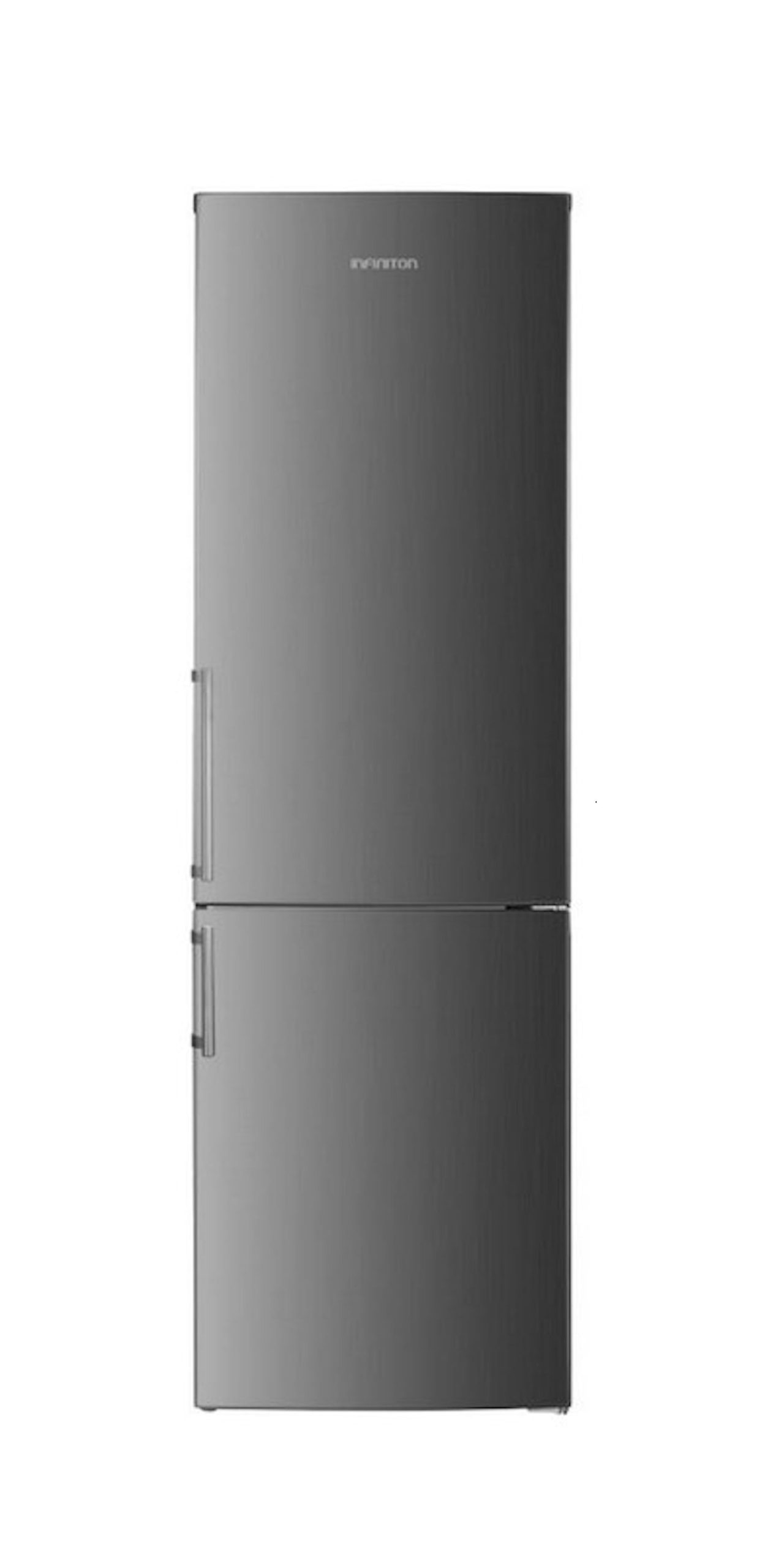 Frigorífico combinado INFINITON FGC-A184INF, 180 cm, 253 litros, No Frost Total, E, aço inoxidável