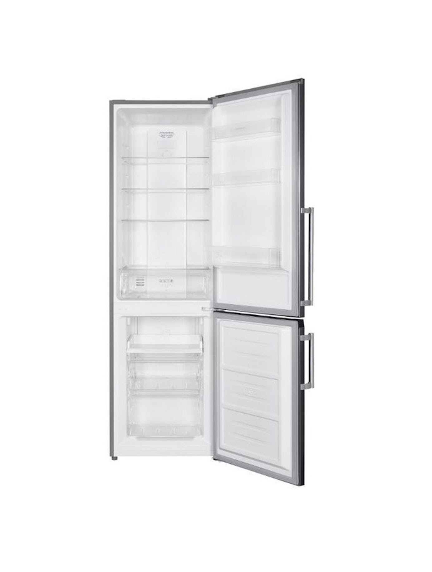 Frigorífico combinado INFINITON FGC-A184INF, 180 cm, 253 litros, No Frost Total, E, aço inoxidável (3)