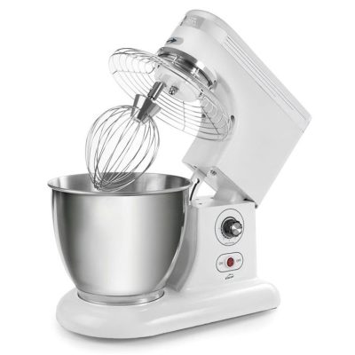 LACOR 69084 - Misturadora amassadora com tigela, 5 litros, Branco, 300 W, 5,3 tons, Aço Inoxidável