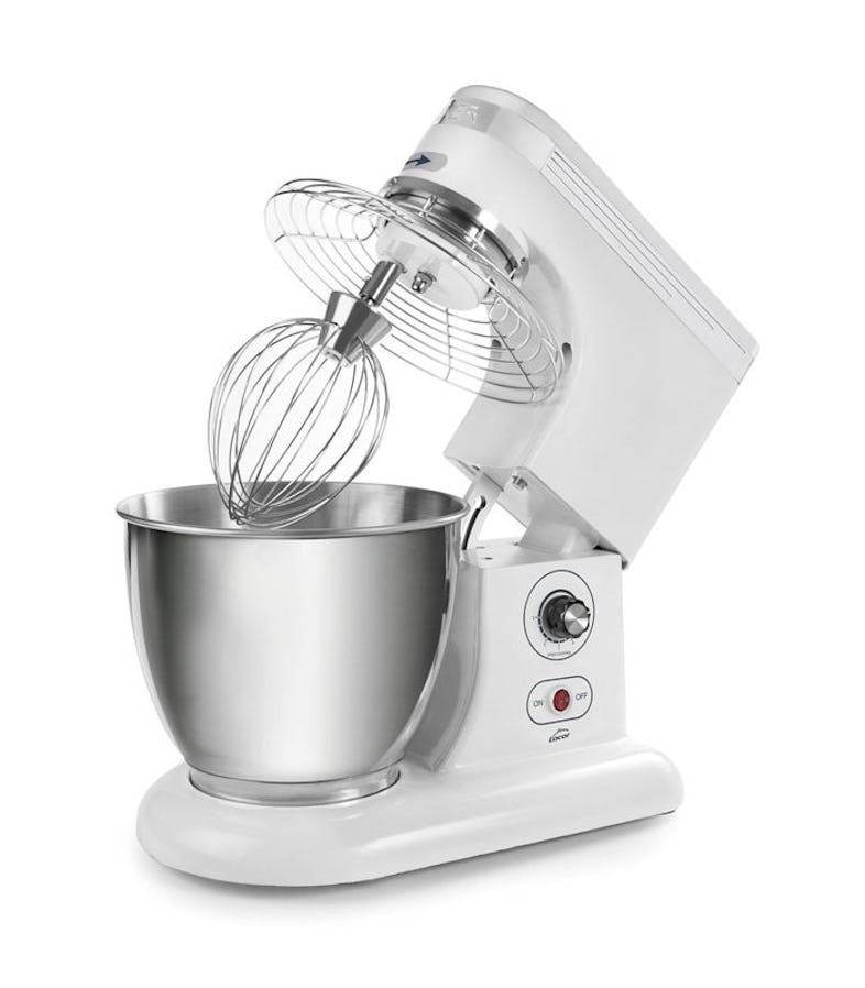 LACOR 69084 - Misturadora amassadora com tigela, 5 litros, Branco, 300 W, 5,3 tons, Aço Inoxidável