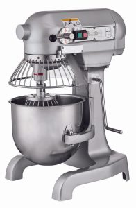 METRO Professional Batedeira planetária GPM1010, alumínio fundido aço inoxidável, 46 x 39 x 61 cm, 10 L, 3 velocidades, 550W-230V, prateada