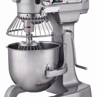METRO Professional Batedeira planetária GPM1010, alumínio fundido aço inoxidável, 46 x 39 x 61 cm, 10 L, 3 velocidades, 550W-230V, prateada