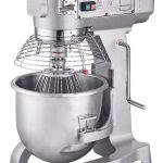 METRO Professional Misturadora GPM1020P, ferro fundidoaço inoxidávelalumínio fundido, 56 x 52 x 76 cm, 20 L, 3 velocidades, 1100 W, prateado