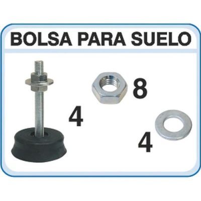 Pack 4 blocos silenciosos para instalação de aparelhos de ar condicionado ao chão